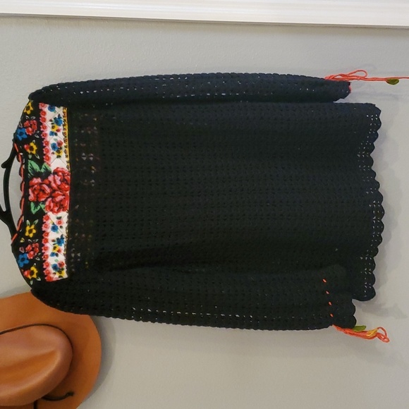 Free People crochet Quilted sweater, size M - Picture 4 of 4